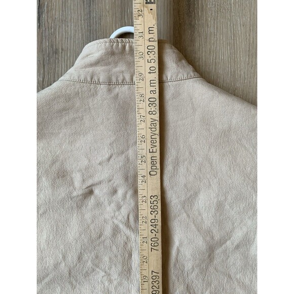 H&M Women's SMALL 4-Pocket Zip Button Tie-Waist Casual Jacket Utility Outdoor - Picture 10 of 12